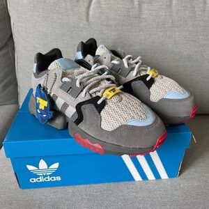 Adidas Shoes ninja J zx torsion JR - Gray and Red